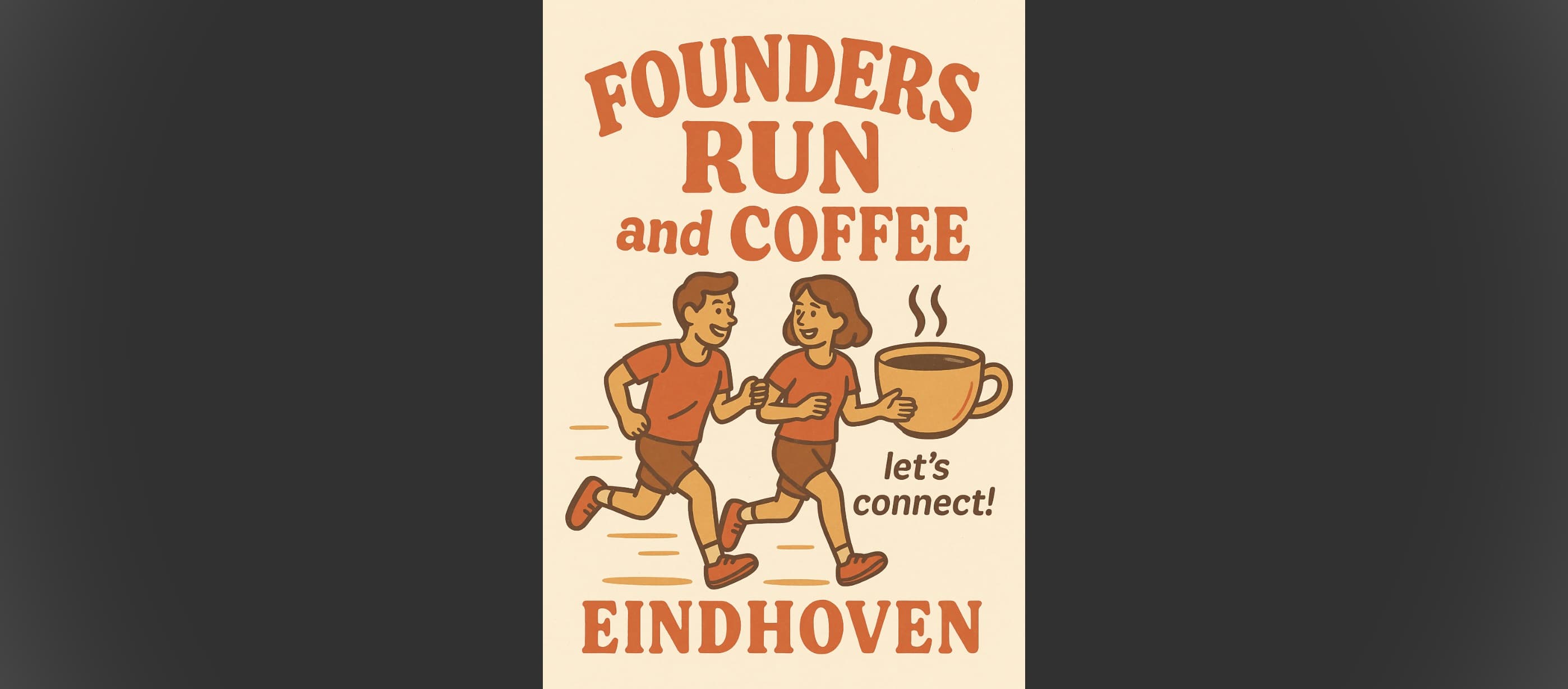 Day before the first Founders Run, Eindhoven, 16 September 2025